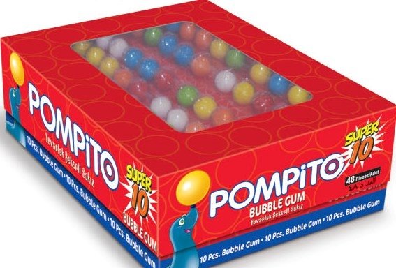 POMPITO Strip Bubble Gum