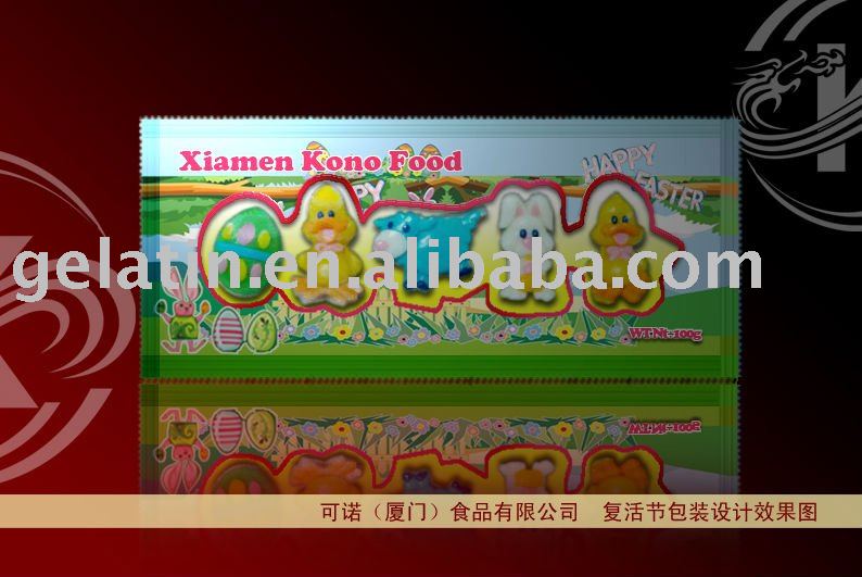 Easter Gummy Candy with Fruity Flavor