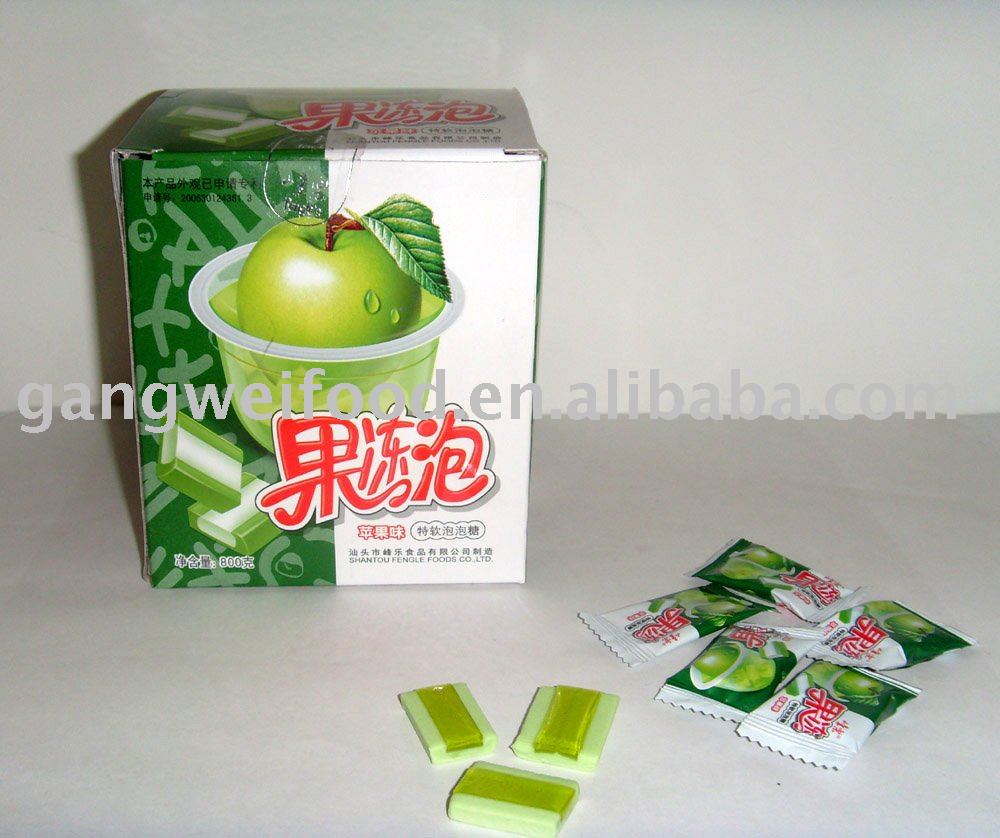 Apple Bubble Gum with Jelly jam