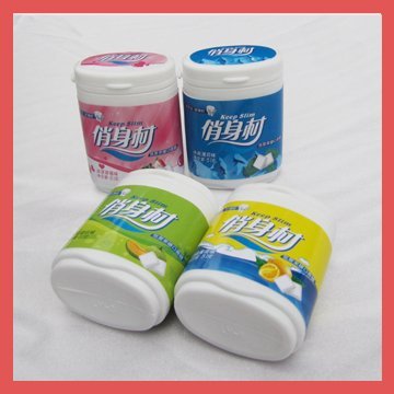 herbal slimming chewing gum,relieving constipation,fresh breath,prevent fat accumulation