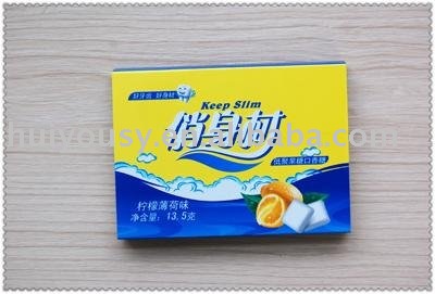 Herbal chewing gum Sugar free to keep slim