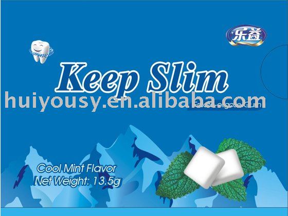 Loyee chewing gum-Sugar free chewing gum- 9 pieces per blister