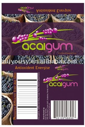 crystal grape flavor for fruit chewing gum, magic functions , different life , different enjoyment