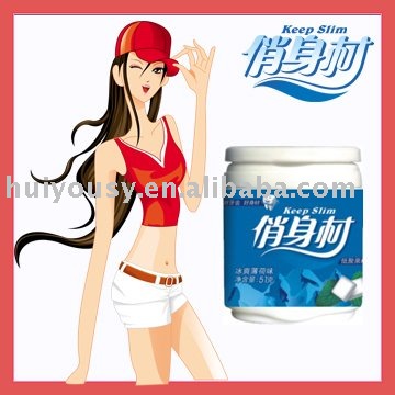 Icy mint Slimming Chewing Gum, Confectionery