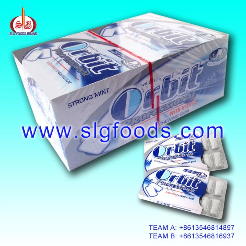 Orbit bubble gum,China SLG price supplier - 21food