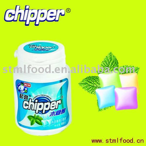 ML-083 60g Xylitol sugar  free Chewing Gum with Cool Mint Flavor