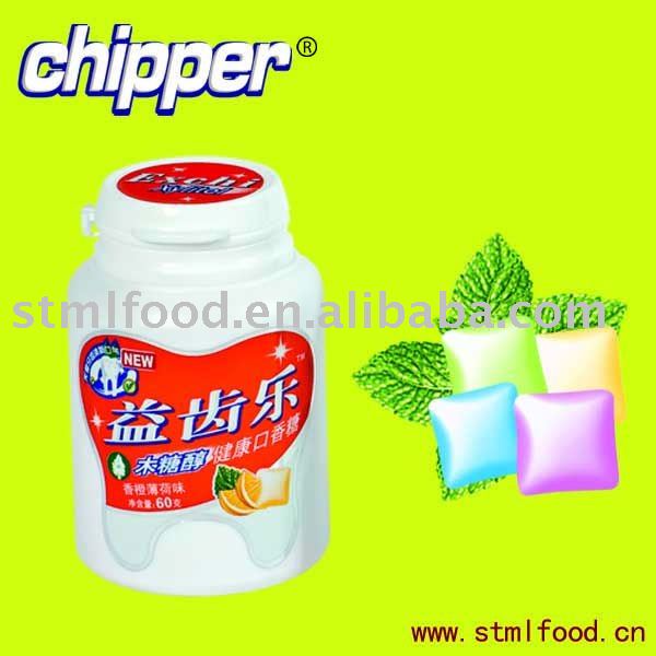 sugar free ML-084 60g Xylitol Gum with Strawberry Flavor /sugar free chewing gum