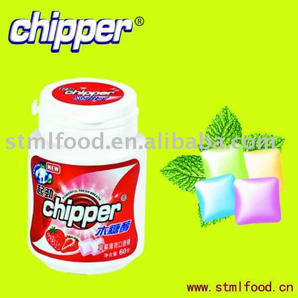 ML-081 60g Xylitol Gum with Strawberry Flavor