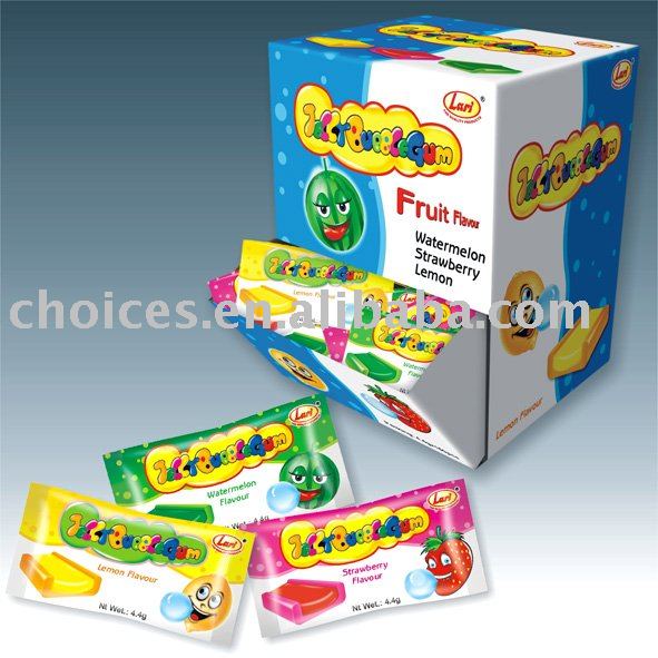 4.4g  Lari  brand  jelly   bubble  gum/fruit gum/chewing gum