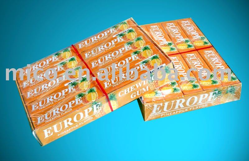 5 stick chewing gum ( Pineapple   flavor )