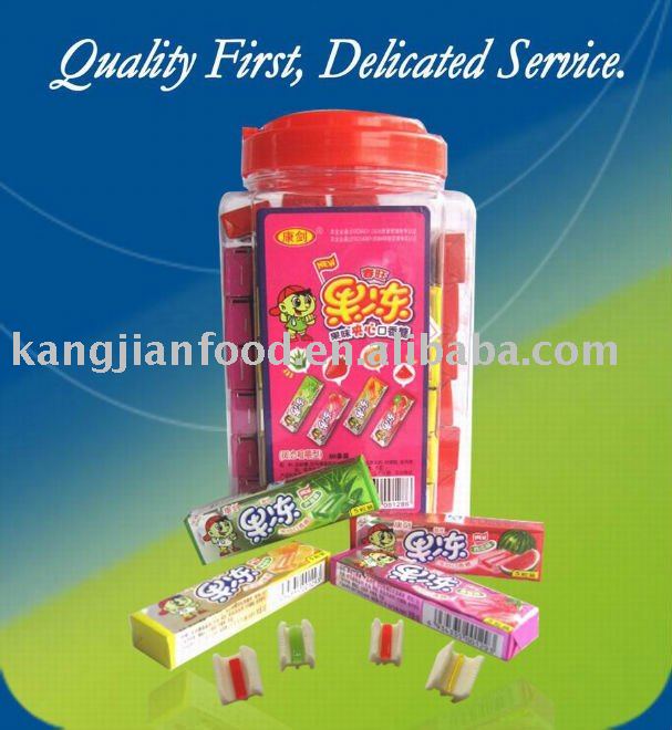 Jelly bubble gum 5pcs packed