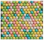 Speckled colorful round gum balls(candy  chewing gum  bubble gum)