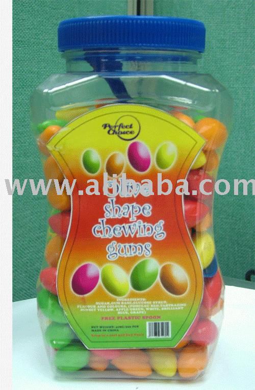 Olive  Shape  Chewing  Gum s