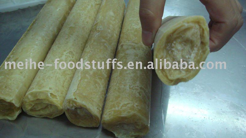 Frozen bean curd roll