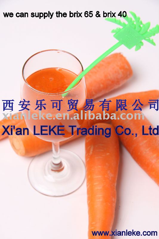 100%natural Carrot Cloudy  Juice Concentrate