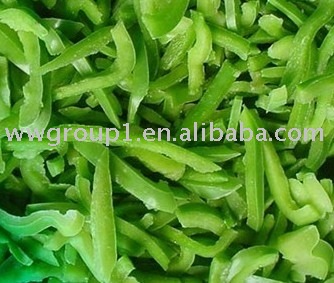 IQF Green pepper Strip
