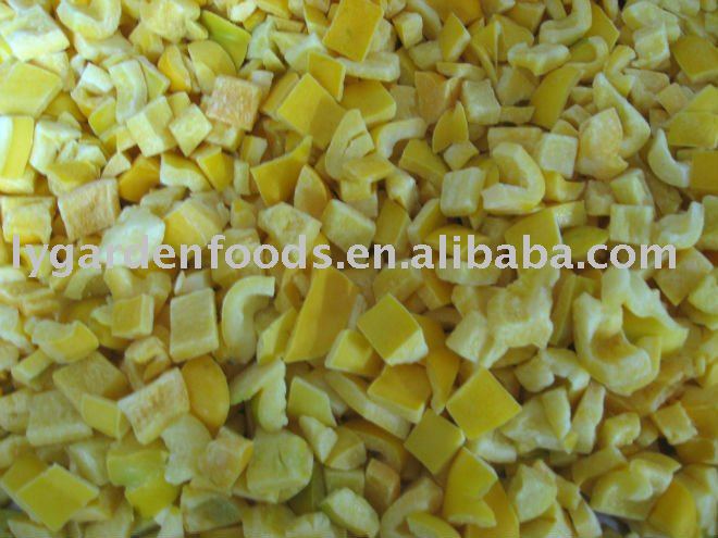 frozen yellow pepper slice