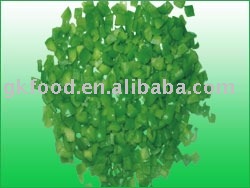 frozen green pepper dice