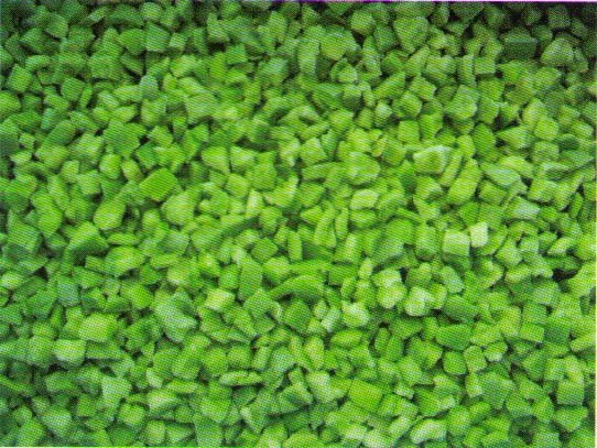 Frozen green pepper dice & slice