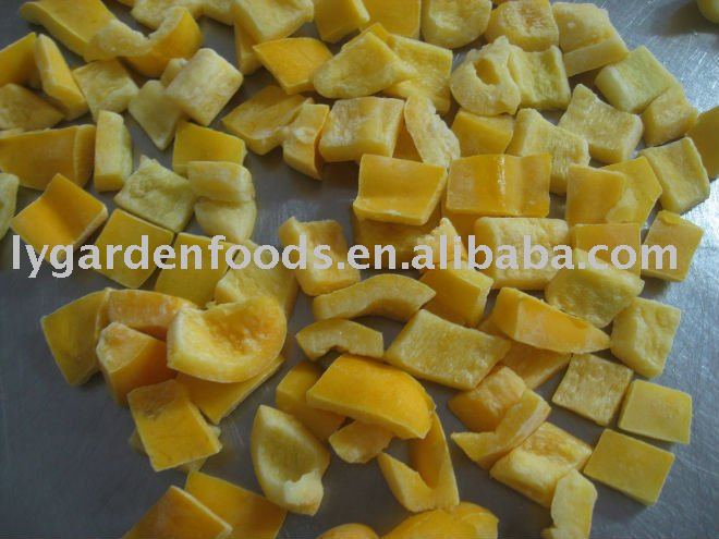 IQF yellow pepper slice
