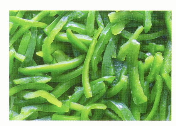 IQF Green Pepper Strips 677