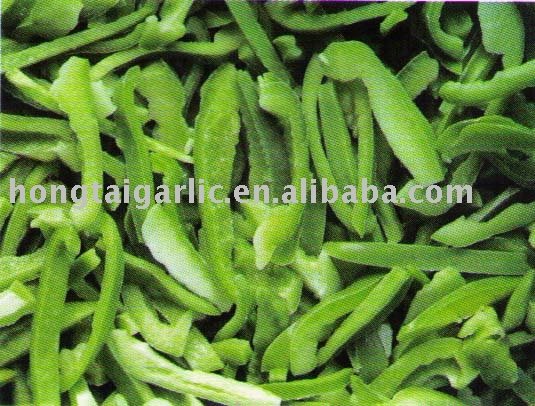 frozen green pepper slices