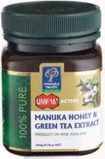 UMF 16+ Active Manuka Honey with Green Tea Extract