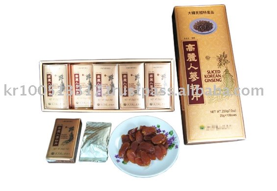  Honey ed  Sliced   Korean   Ginseng 