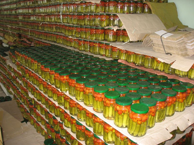 Gherkins and Tomatoes