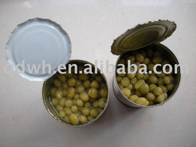 Canned green peas