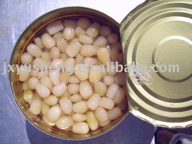 canned sweet and sour pickled leeks