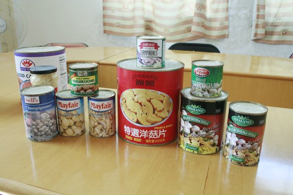 CANNED MUSHROOMS