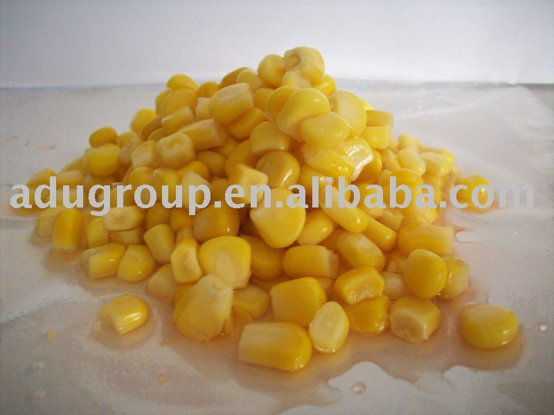 Canned sweet corn kernel