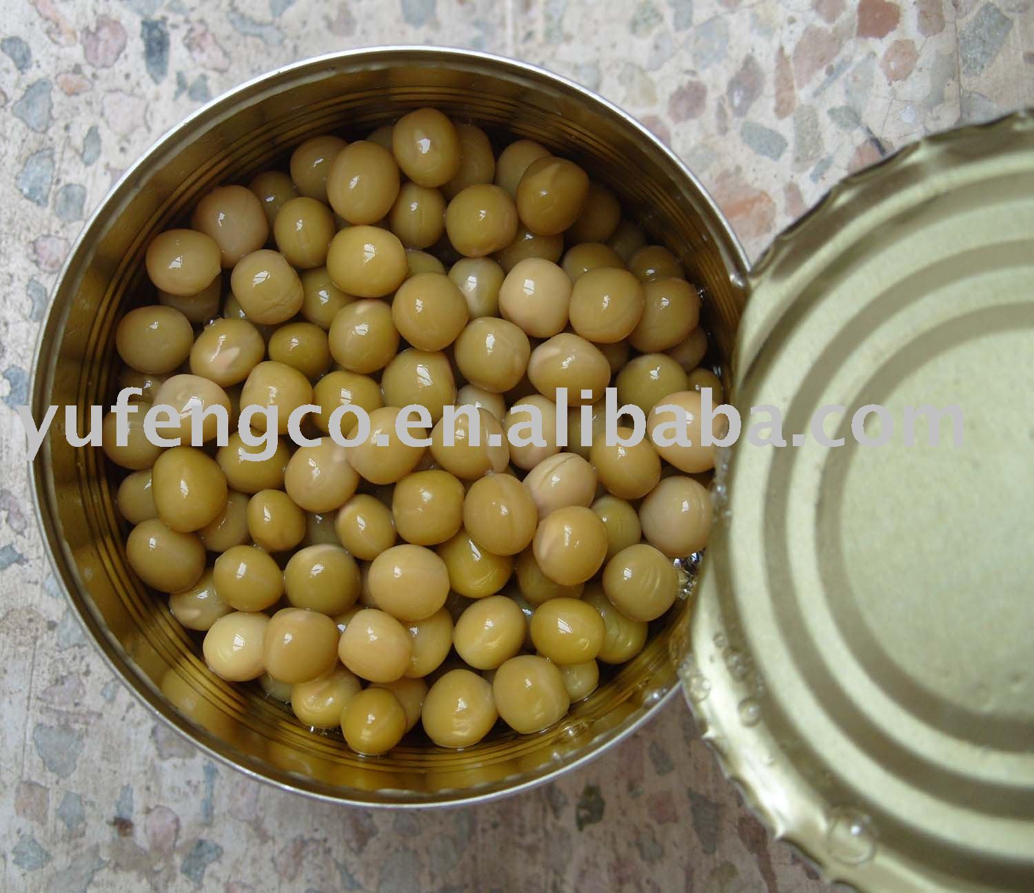 Canned food/canned green peas