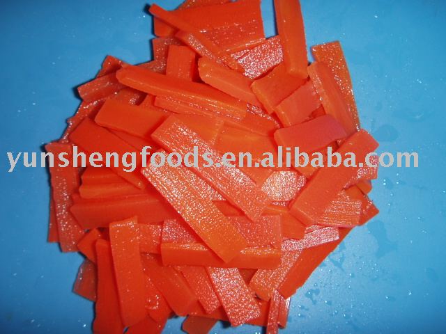 salted carrot sliced