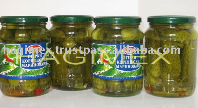 CANNED GHERKINS
