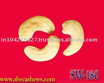 Cashew Nut Kernels Scarched Wholes SW-180
