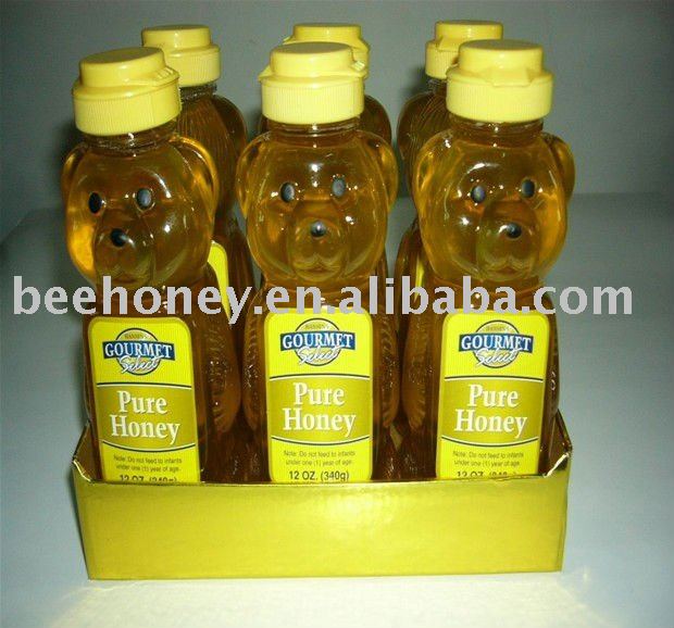 Honey Syrup 340g Plastic Bear Bottle in