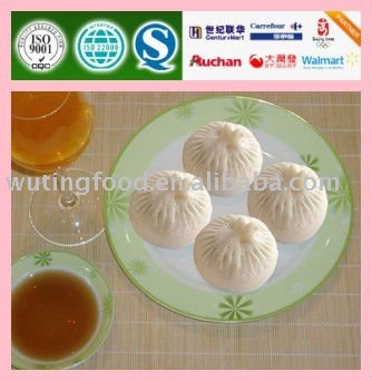 frozen steamed flour bun with Chinese spinach stuffing