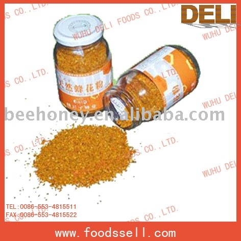 250g glass bottle natural mixed bee pollen for retail