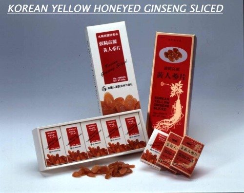 Korean Yellow Honeyed Ginsneg Slice