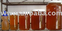 Bottle jar and packed Honey