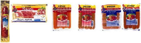 CHILLED/ FROZEN  VACUUM PACKED PRODUCTS  SLICED  BACON , 150gr