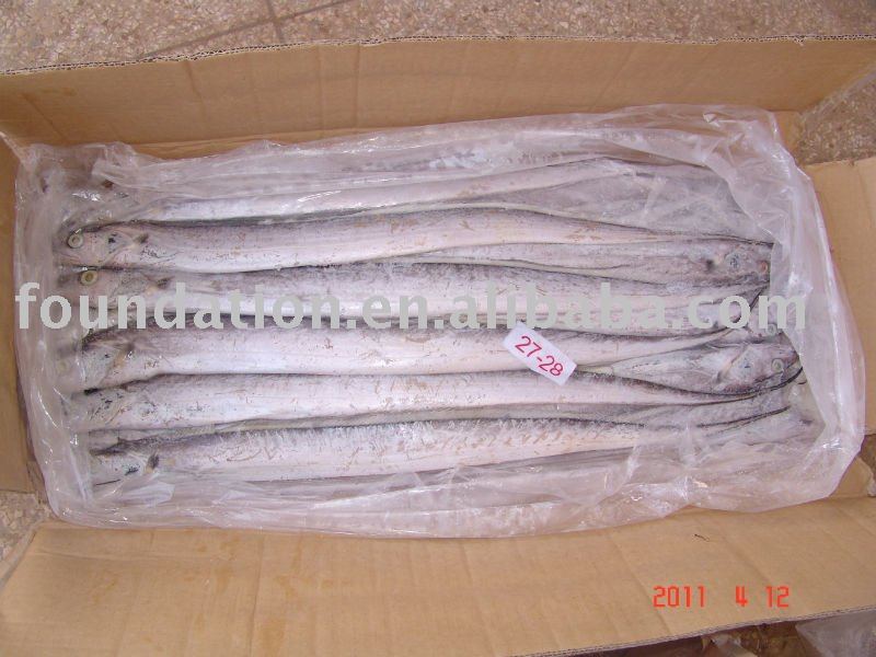 frozen seafood(frozen whole ribbon fish)