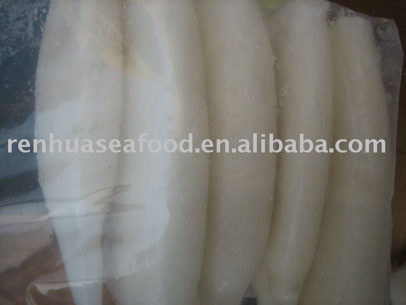Frozen squid (todarodes pacificus)tube