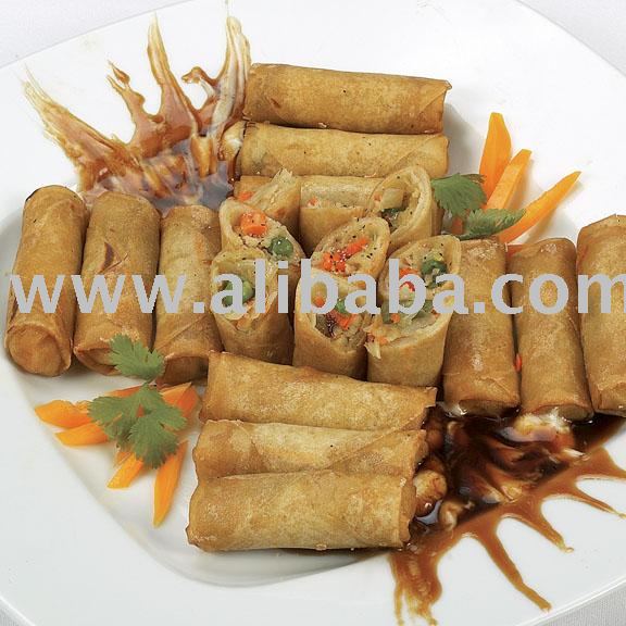 Vegetarian Dishes  Vegetable   Spring   Rolls 