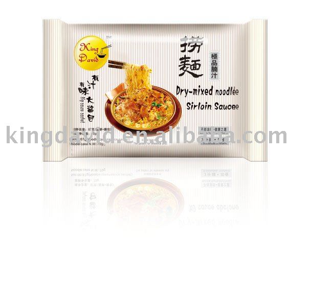 85g Beef Flavor Air Dried Instant Noodles in Bag