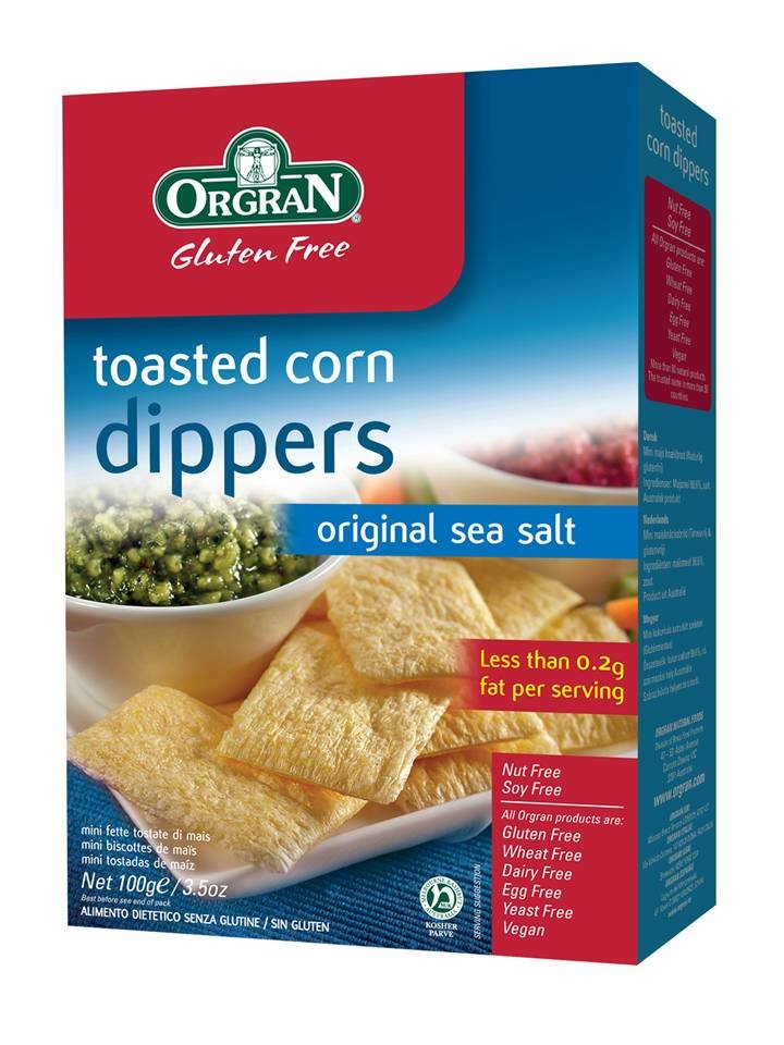 Orgran  Toasted   Corn  Dippers