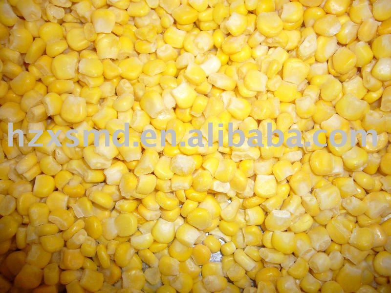Frozen sweet corn