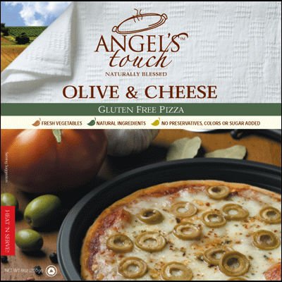 Olive and cheese pizza